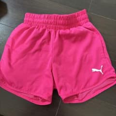 PUMA キッズ ハーフパンツ ピンク ロゴプリントのサムネイル
