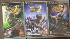 PSP 소프트 몬스터 헌터 3 개 세트
