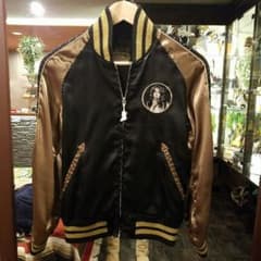 ヒステリックグラマー スカジャン black×goldのサムネイル