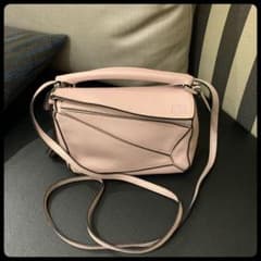 LOEWE ロエベ パズルバッグ ハンドバッグ ミニ ショルダーバッグ ピンクのサムネイル