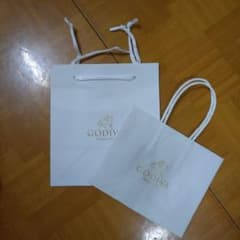 GODIVA ショップ袋 2枚セットのサムネイル
