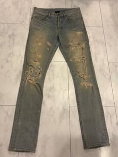 SAINTLAURENT 14AWデストロイデニム 29インチ エディ期 - メルカリ