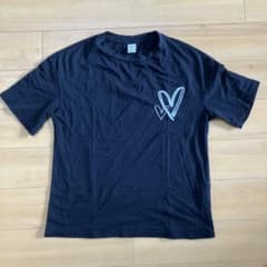 値下げ！shienハートプリント Tシャツ 黒のサムネイル