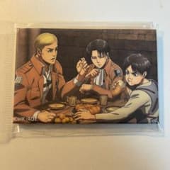 진격의 거인 WIT STUDIO 스퀘어 캔 배지 리바이 엘렌 엘빈