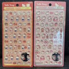 【正規品】ボンボンドロップシール ミニ ハローキティ　レッド　ピンクのサムネイル