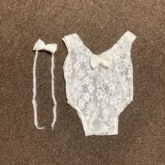 ニューボーンフォト　レース　女の子のサムネイル