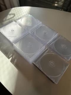 CD DVD用 クリアケース 60枚　美品のサムネイル