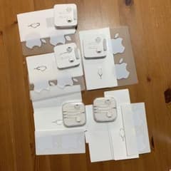 iPhone純正品　イヤフォン・SIMピン・ステッカー×各5個のサムネイル
