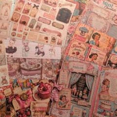 lien様＊新作＊デザインペーパー＊コラージュシート＊20種類