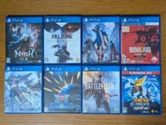 PS4 ソフト 8本セット まとめ売りのサムネイル