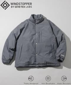 新品 プラスフェニックス 別注 ゴアテックス スナップ ダウン 