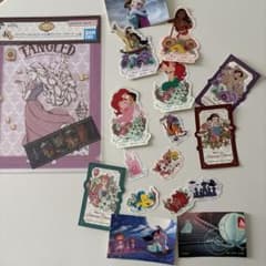 ディズニープリンセス 一番くじ クリアファイル ステッカーセットのサムネイル