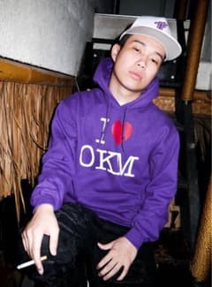 I ❤️ OKM hoodie yokosquad i need OKM - メルカリ