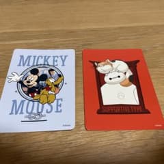 ディズニーストア じゃんけんカード ミッキーマウスとベイマックス