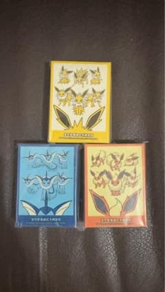 ポケモンカード　海外限定　シャワーズ　サンダース　スリーブ　ブースター
