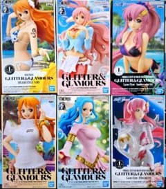 ワンピース GLITTER&GLAMOURS フィギュア&他合わせて6点セット - メルカリ