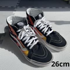 VANS SK8-HI 26cm フレイム スケハイ ファイヤーパターン 炎 - メルカリ