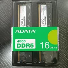 ADATA DDR5 4800 16GB x 2枚組 メモリー - メルカリ