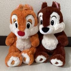 ディズニーランド フラッフィープラッシー チップ&デール ぬいぐるみ