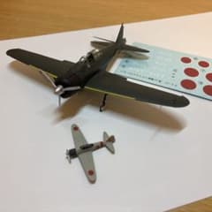 零戦プラモデル　エフトイズ　1/72のサムネイル