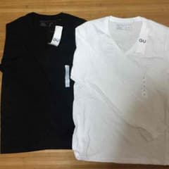 GU 白黒セット Vネックのサムネイル