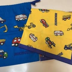 ミキハウス★巾着、ランチマットセットのサムネイル