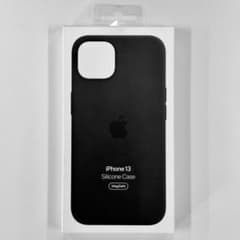 「未使用品」純正　iPhone 13 シリコンケース　ミッドナイト　黒のサムネイル