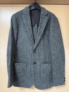 SHIPS × Harris Tweed シップス ハリスツイード SHIPS × Harris Tweed ツイードジャケット グレー サイズS - メルカリ