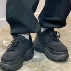 厚底スニーカー ブラックのサムネイル
