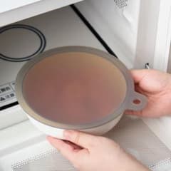 無印良品　レンジで使える　シリコーン蓋　小 約直径１３．５ｃｍのサムネイル