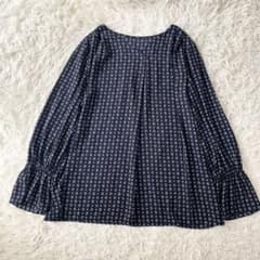 UNTITLED アンタイトル キャンディースリーブ スキッパーブラウス 小 