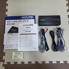 ALPINE KTP-600 4チャンネルパワーアンプ - メルカリ