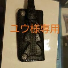 本革  天然ワニ革長財布のサムネイル