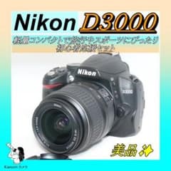 S回数少 美品⭐初心者におすすめ ⭐ Nikon D3000 スマホ転送 一眼 
