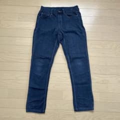 デニムストレートパンツ インディゴブルーのサムネイル