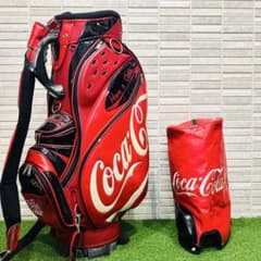 CocaCola コカコーラ キャディバック コカコーラ キャディバッグ コーラCoca Cola 本格 ツアーモデル 3点
