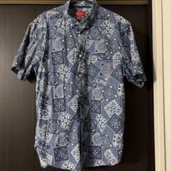 Supreme シュプリーム バンダナ柄 半袖シャツ M - メルカリ
