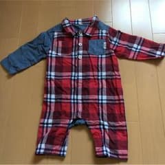 薄手長袖 ロンパース  80㎝のサムネイル