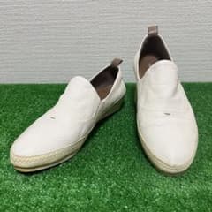 yuko imanishi + 가죽 사이드 고어 슬리폰 가죽 신발