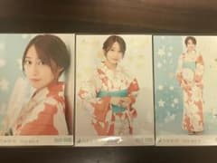 乃木坂46 浴衣 生写真 桜井玲香 3種のサムネイル