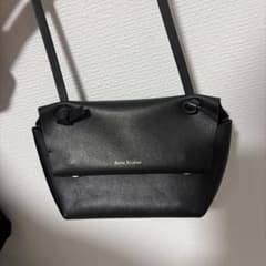 Acne Studios レザー ミニショルダーバッグ ブラックのサムネイル