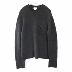 96aw ライカ期 Dries Van Noten Vネックセーター ブラック