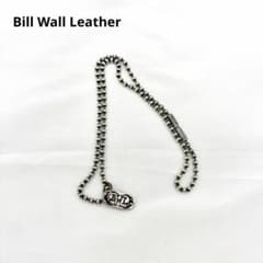 Bill Wall Leather シルバー 3mm ボール チェーン 43cm Bill Wall Leather シルバー 3mmボールチェーン トップ - メルカリ