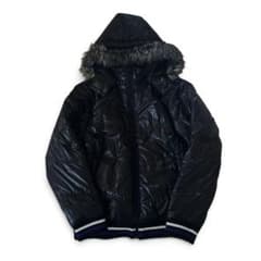 00s fur down jacket archive お兄系 光沢 平成 - メルカリ