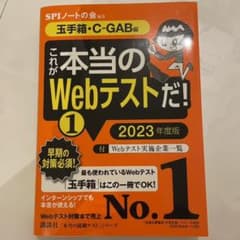 【玉手箱・C―GAB編】 これが本当のWebテストだ! (1) 2023年度版のサムネイル