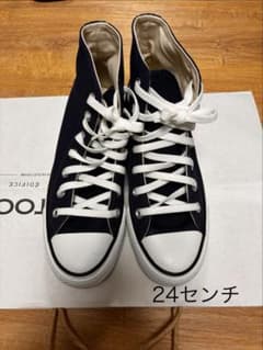 CONVERSE ハイカットスニーカー 24センチ ネイビーのサムネイル