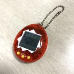 海で発見たまごっち レッド 赤 スケルトン 透明 こはく 海で発見!!たまごっち 初代 スケルトン クリア オレンジ レッド 動作