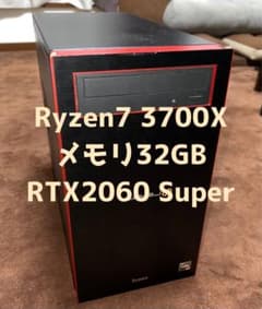 ゲーミングPC自作　Ryzen7 3700X RTX2060 Ryzen 7 3700X』で自作PCを組んでみた：液晶内蔵で状態表示可