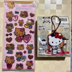 ハローキティ キラキラシール アクリルキーホルダー セットのサムネイル