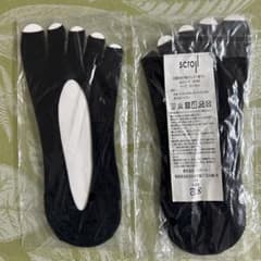 scrol 黒 五本指ソックス　2足組みのサムネイル